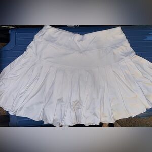 Chic White Tennis Skirt